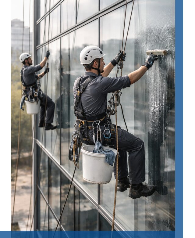 Мойка сплошного остекления в Прохладном, заказать от 325 р.| ВЫСОТНИК-Прх