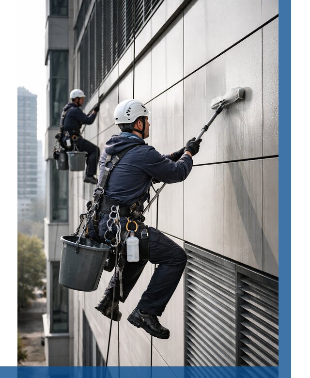 Мойка вентилируемого фасада в Прохладном от 271 р. | ВЫСОТНИК-Прх