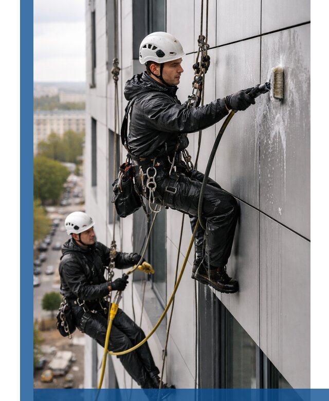 Профессиональная мойка фасада из композита в Прохладном