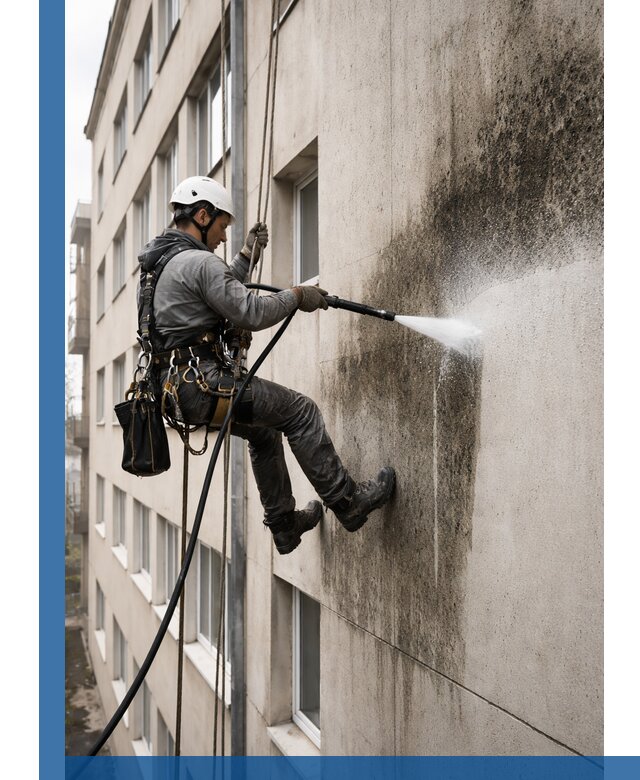 Профессиональная очистка фасадов от плесени в Прохладном