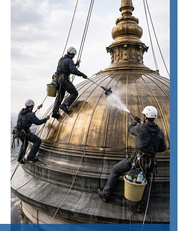Мойка куполов и шпилей в Прохладном от 8666 р. - заказать | ВЫСОТНИК-Прх