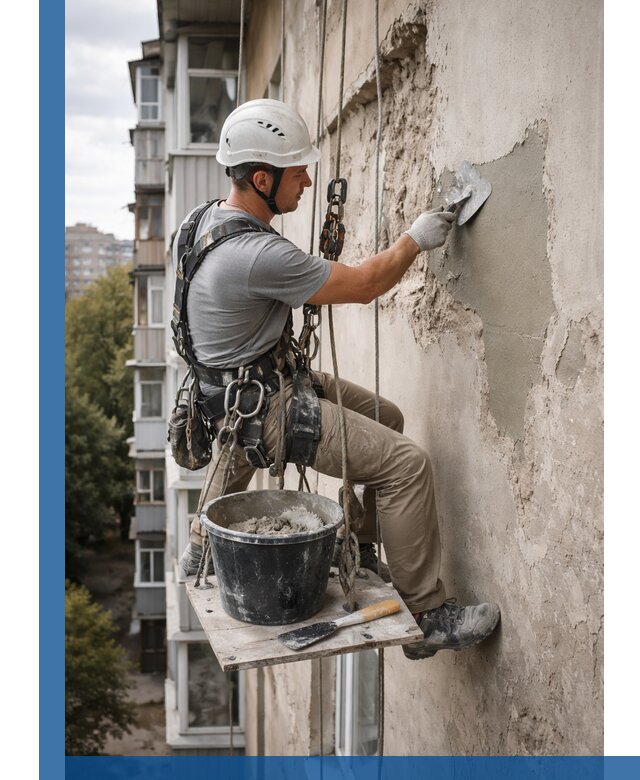 Восстановление фасадной штукатурки в Прохладном с гарантией качества