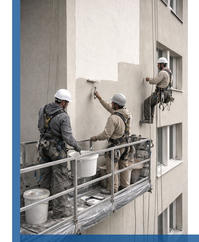 Покраска оштукатуренного фасада в Прохладном под ключ с гарантией