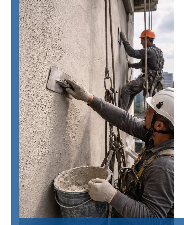 Декоративная штукатурка фасада с утеплением и защитой в Прохладном