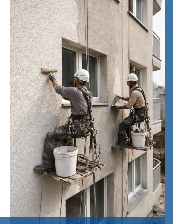 Нанесение короеда на фасад в Прохладном от 487 р. | ВЫСОТНИК-Прх