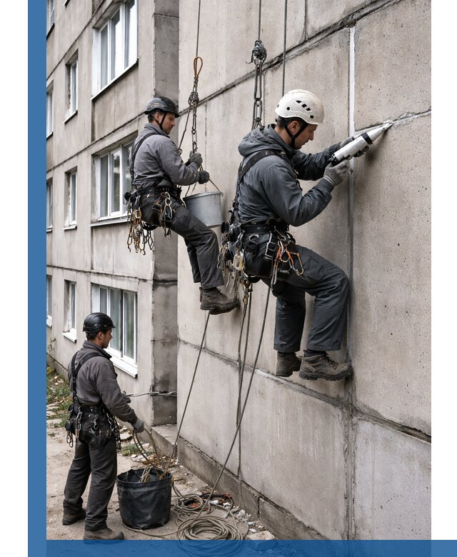 Герметизация межпанельных швов в Прохладном с гарантией герметичности
