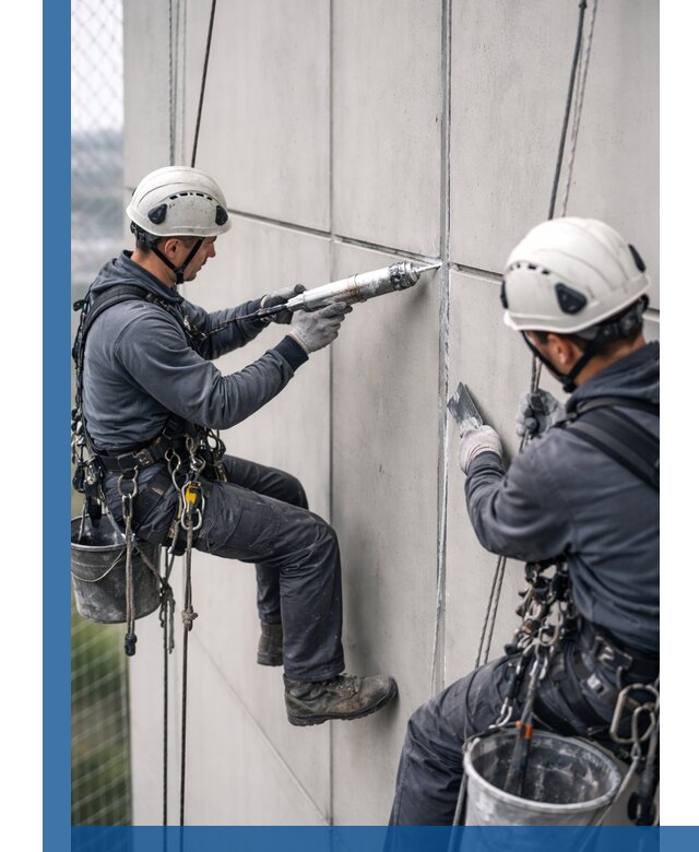 Первичная герметизация швов фасадов и кровель в Прохладном