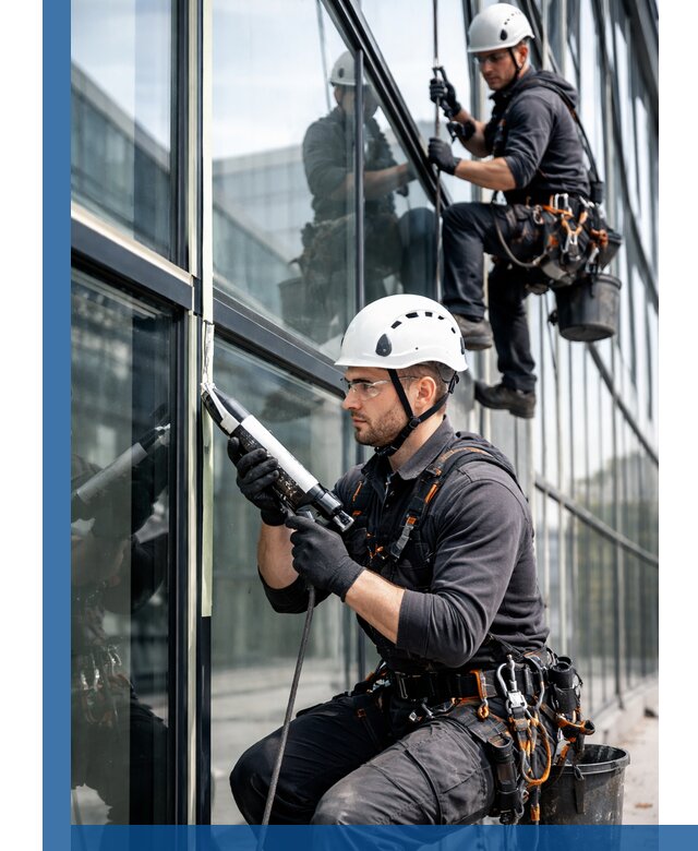 Герметизация витражных швов в Прохладном для зданий и фасадов