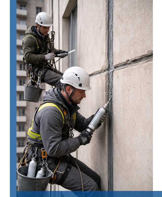 Герметизация деформационных швов фасада в Прохладном качественно