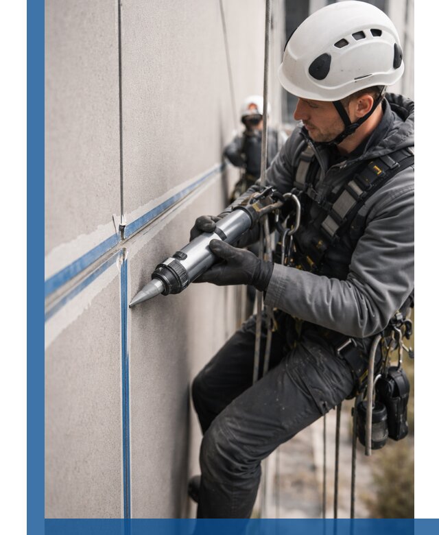 Герметизация стыков фасадных панелей в Прохладном качественно и быстро