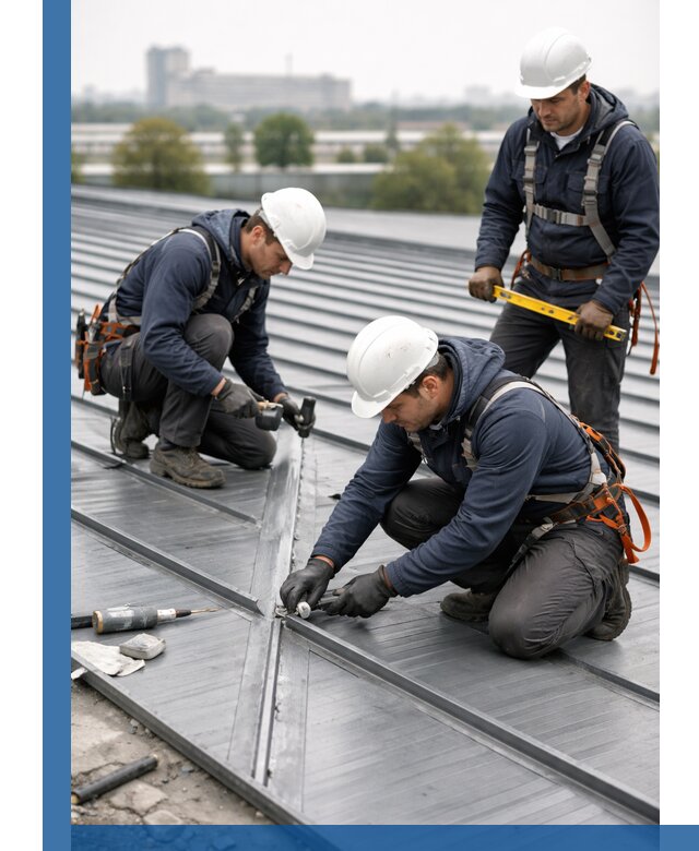 Ремонт фальцевой кровли в Прохладном срочно и качественно