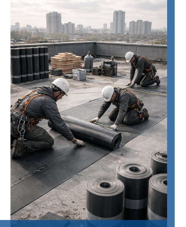 Монтаж мягкой кровли под ключ в Прохладном от 487 р. | ВЫСОТНИК-Прх