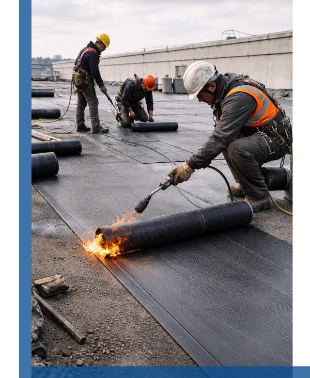 Монтаж наплавляемой кровли в Прохладном профессионально