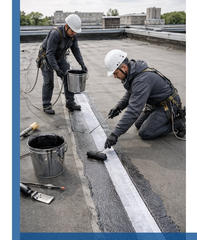 Гидроизоляция кровли мастикой в Прохладном надежная защита