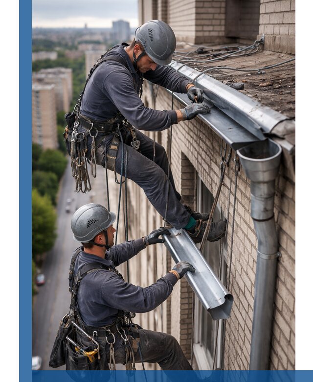 Ремонт водосточных желобов в Прохладном, быстро и качественно