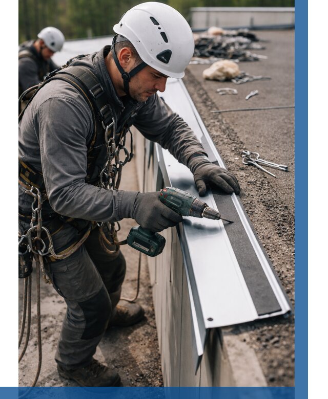 Монтаж капельника на кровле в Прохладном от 325 р. | ВЫСОТНИК-Прх