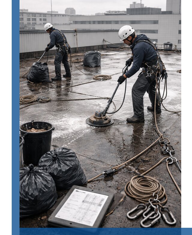 Плановая очистка кровли по графику в Прохладном для безопасности