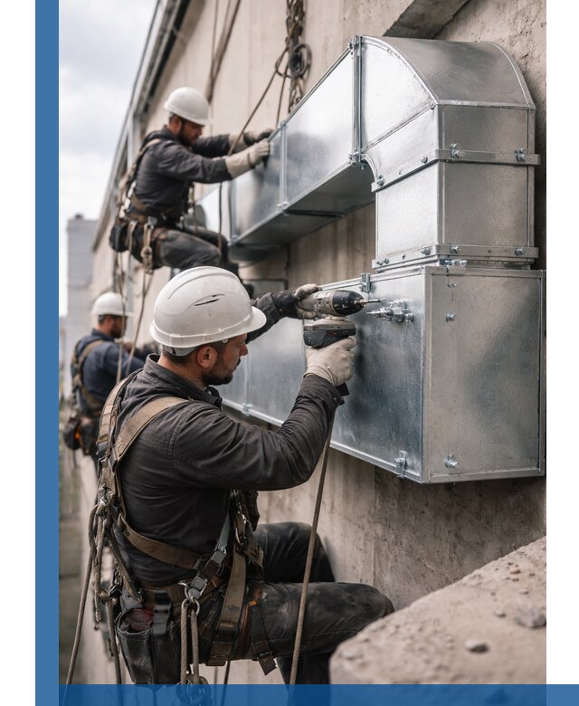 Профессиональный монтаж вентиляционных коробов в Прохладном под ключ