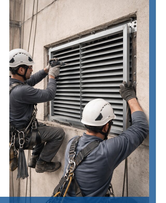 Монтаж вентиляционных решеток в Прохладном от 4875 р. | ВЫСОТНИК-Прх