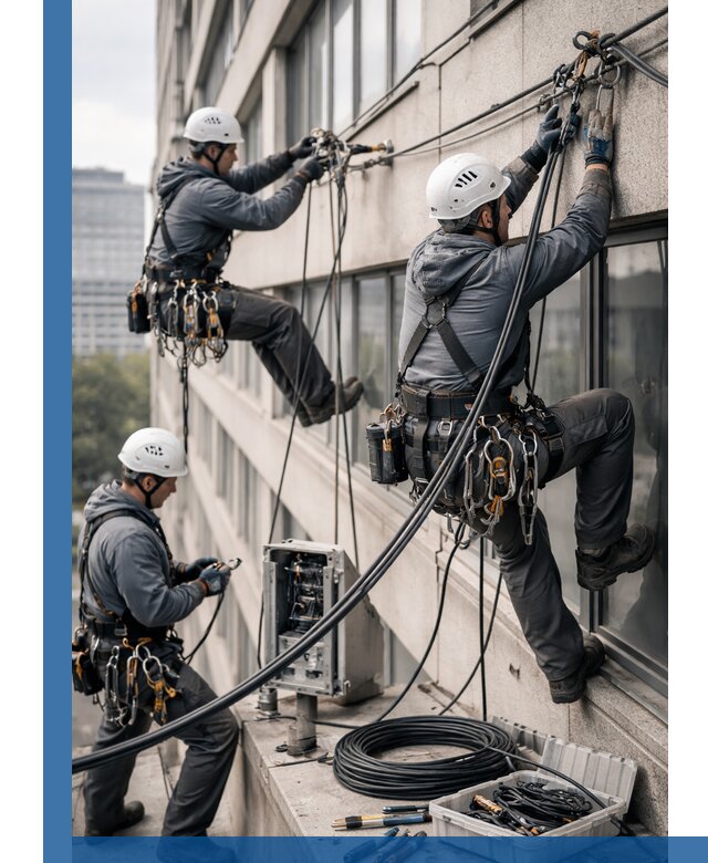 Прокладка оптоволоконного кабеля в Прохладном под ключ с тестированием