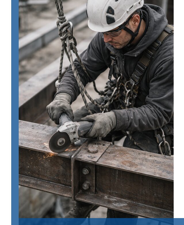 Резка металла на высоте в Прохладном для зданий и конструкций