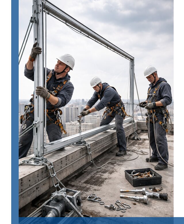 Монтаж крышных рекламных конструкций под ключ в Прохладном