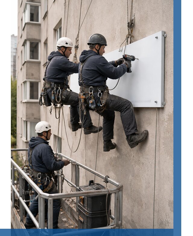 Монтаж табличек и указателей в Прохладном от 3792 р. | ВЫСОТНИК-Прх