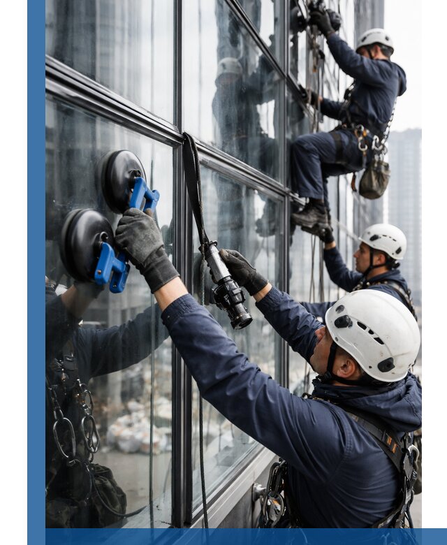 Радиусное остекление фасадов под ключ в Прохладном с гарантиями