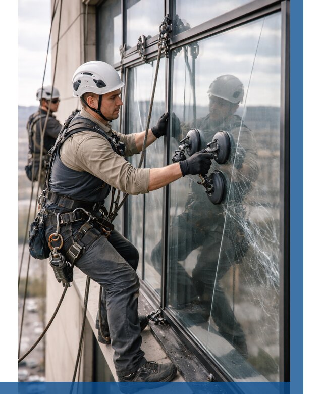 Замена стекла в витраже в Прохладном под ключ от 9208 р. | ВЫСОТНИК-Прх