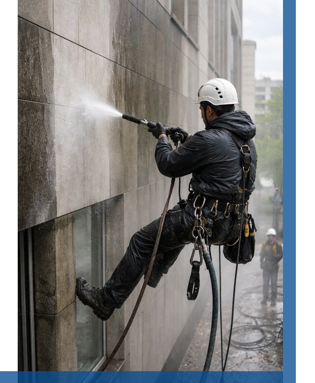 Гидроструйная очистка поверхностей в Прохладном от 921 р. | ВЫСОТНИК-Прх