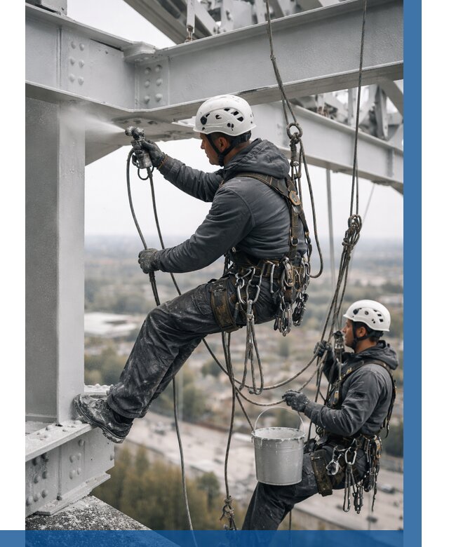 Покраска металлоконструкций на высоте в Прохладном 379 р |ВЫСОТНИК-Прх