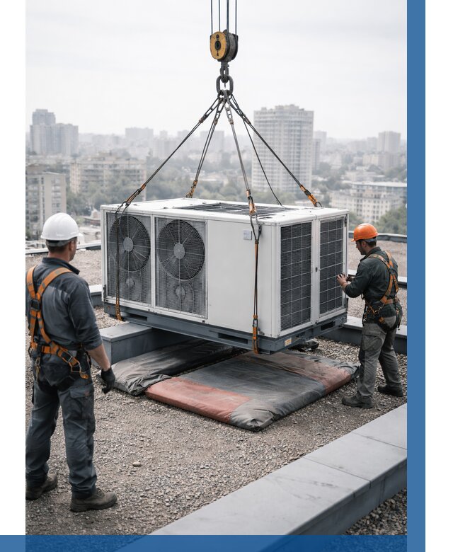 Подъем груза на крышу в Прохладном от 5417 р. | ВЫСОТНИК-Прх заказать