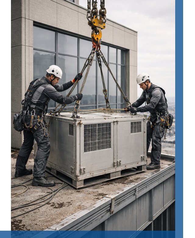 Такелажные работы на высоте в Прохладном от 8666 р. | ВЫСОТНИК-Прх