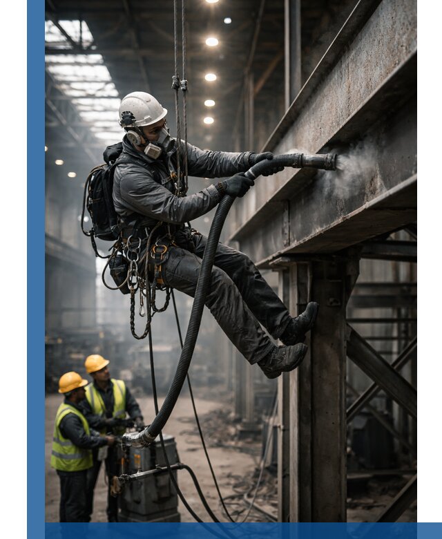 Обеспыливание конструкций в цехах промышленного производства в Прохладном