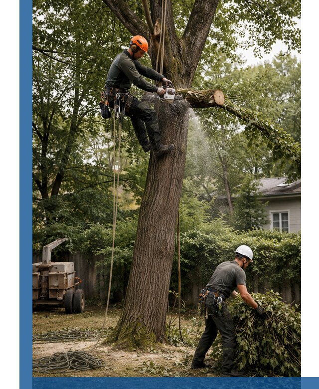 Кронирование деревьев в Прохладном, безопасная высотная обрезка