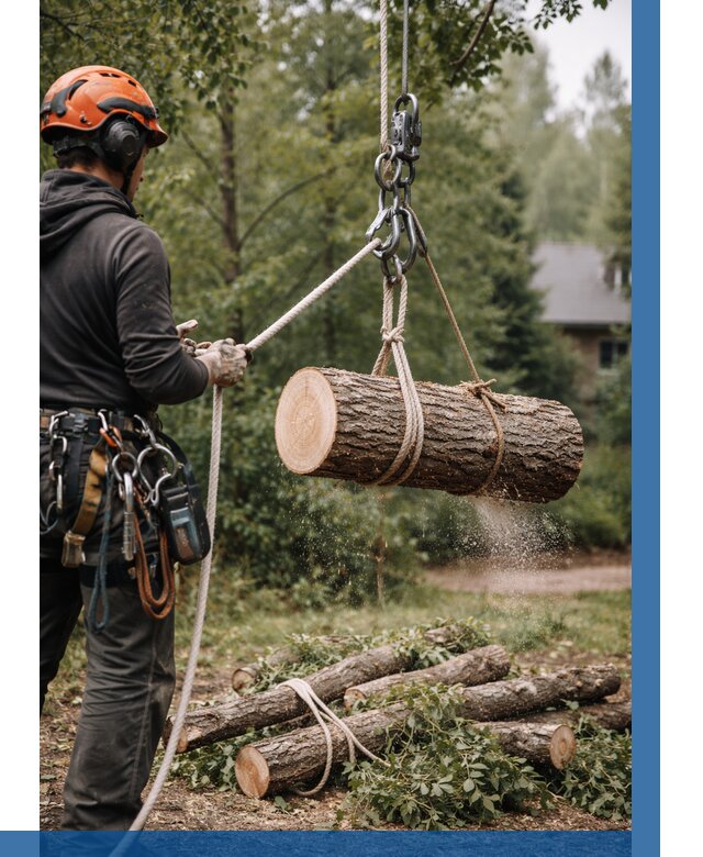 Валка деревьев частями в Прохладном от 8125 р. | ВЫСОТНИК-Прх