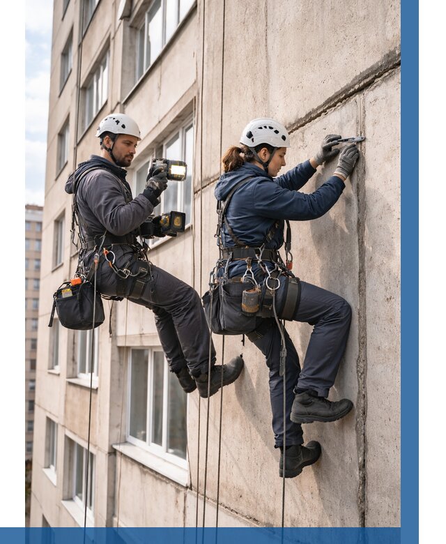 Обследование межпанельных швов в Прохладном от 1950 р. | ВЫСОТНИК-Прх