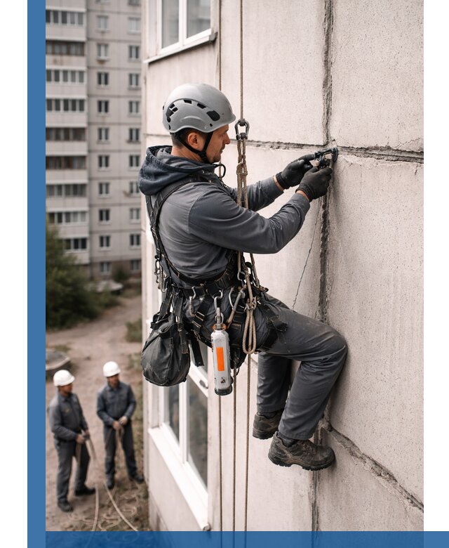 Обследование межпанельных швов и герметизация в Прохладном