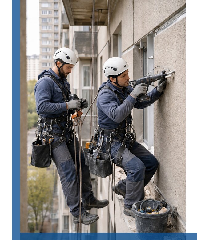 Промышленные альпинисты высотные работы и монтаж в Прохладном